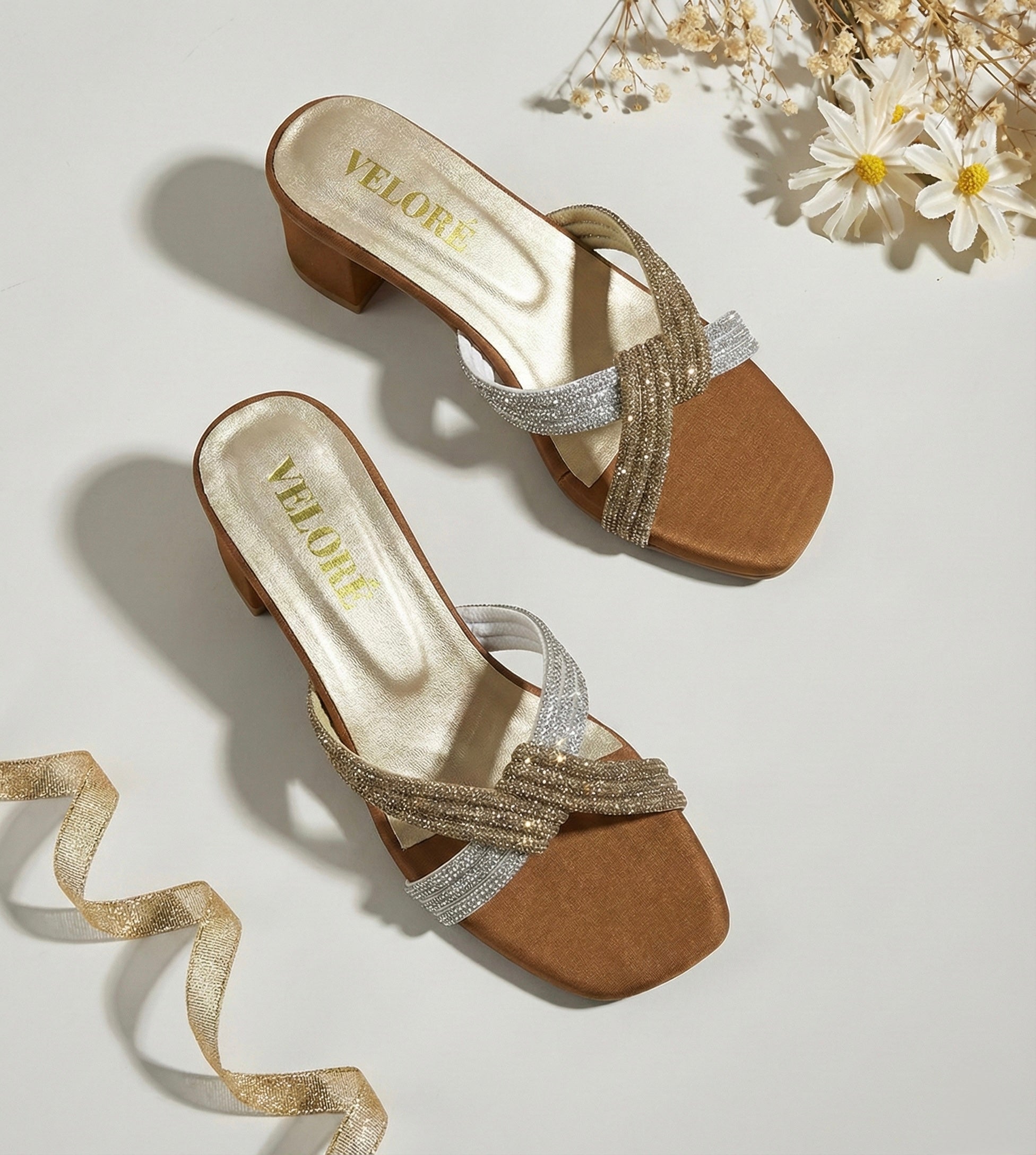Scarlett Heels- Brown