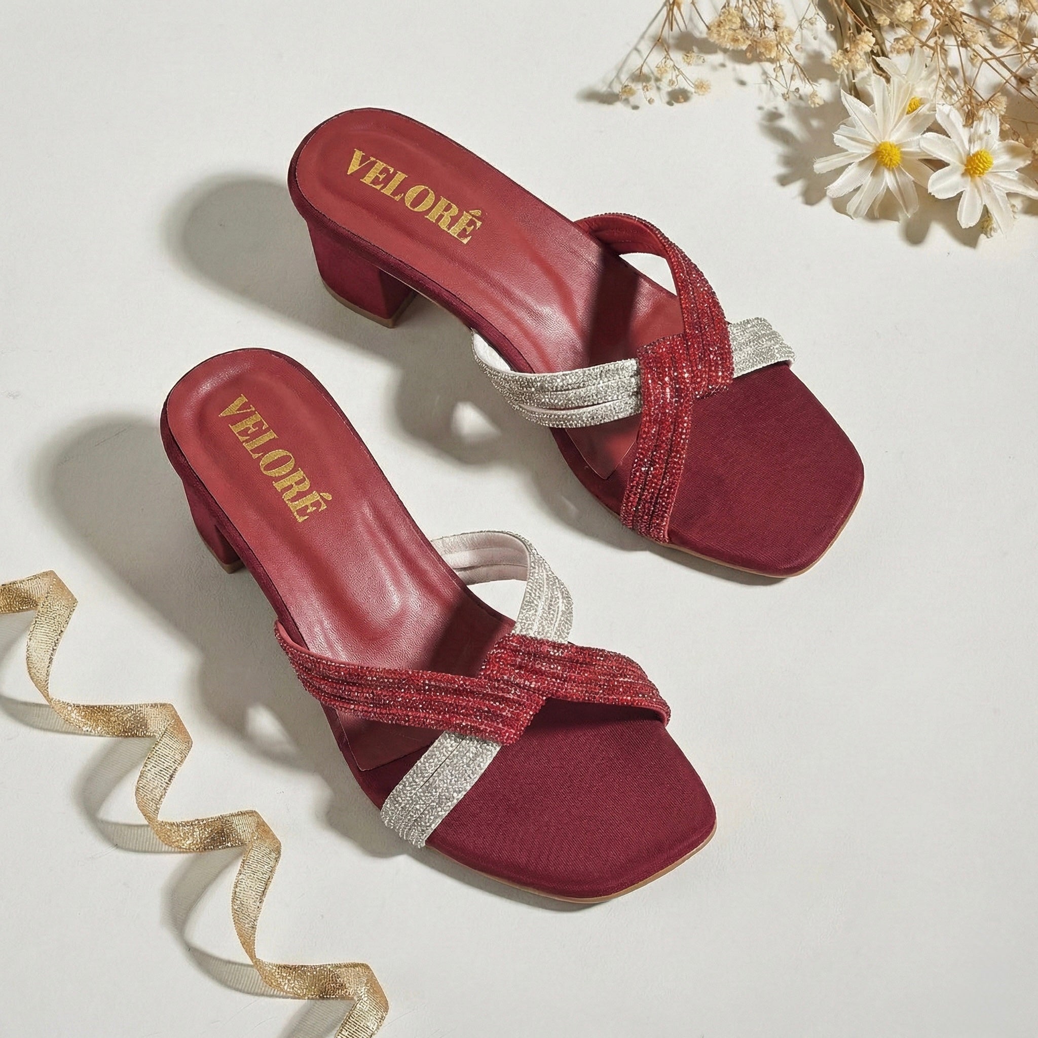 Scarlett Heels- Red